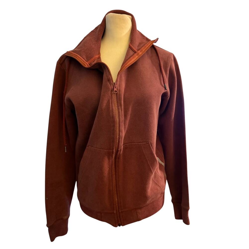 ALPHATAURI Sweater Men's M Medium Full Zip Loong Sleeve Pockets Drawstring